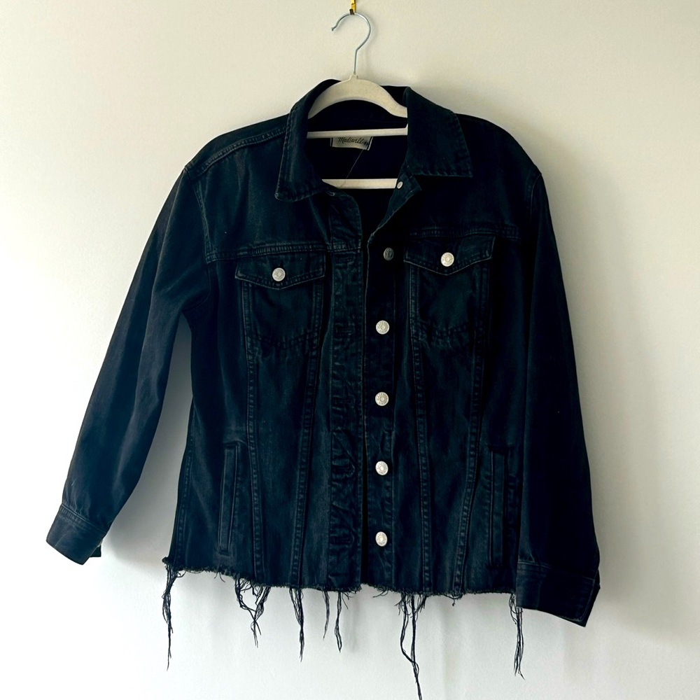 Madewell Black Jean Jacket